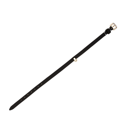COLLAR NARROW SMALL LINK BLACK  - Club X