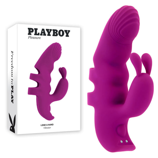 Playboy Pleasure Lend A Hand Finger Vibrator - Club X