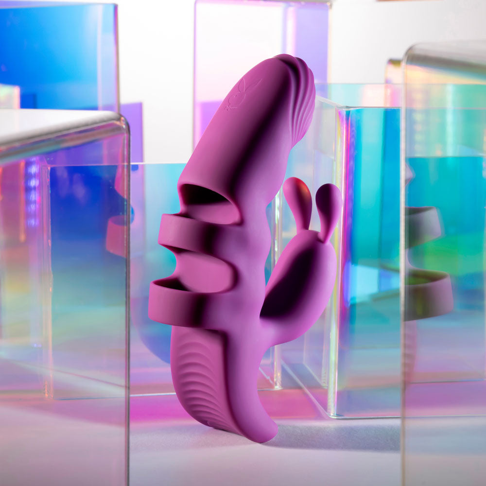 Playboy Pleasure Lend A Hand Finger Vibrator - Club X