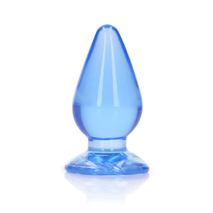 Real Rock Crystal Clear 3.5" Anal Plug - Club X