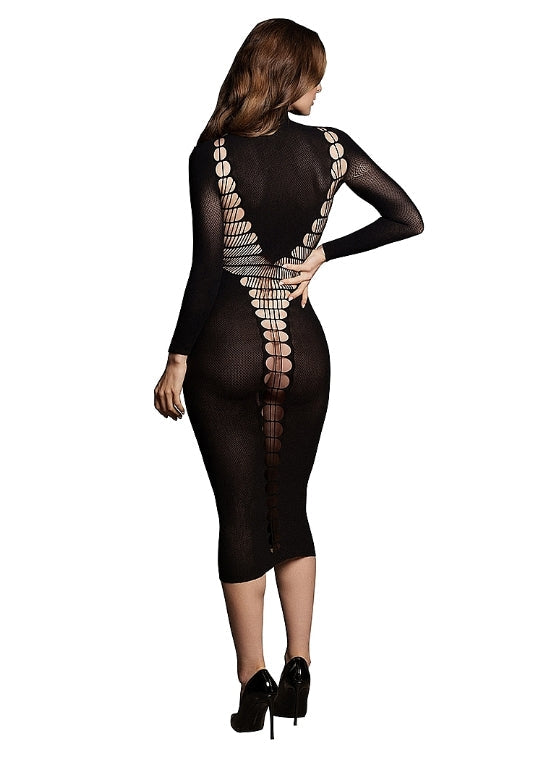 La' Desir Shade Carme Dress with Turtleneck - Club X
