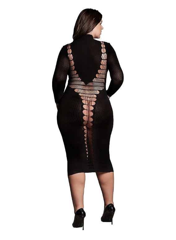 La' Desir Shade Carme Dress with Turtleneck - Club X